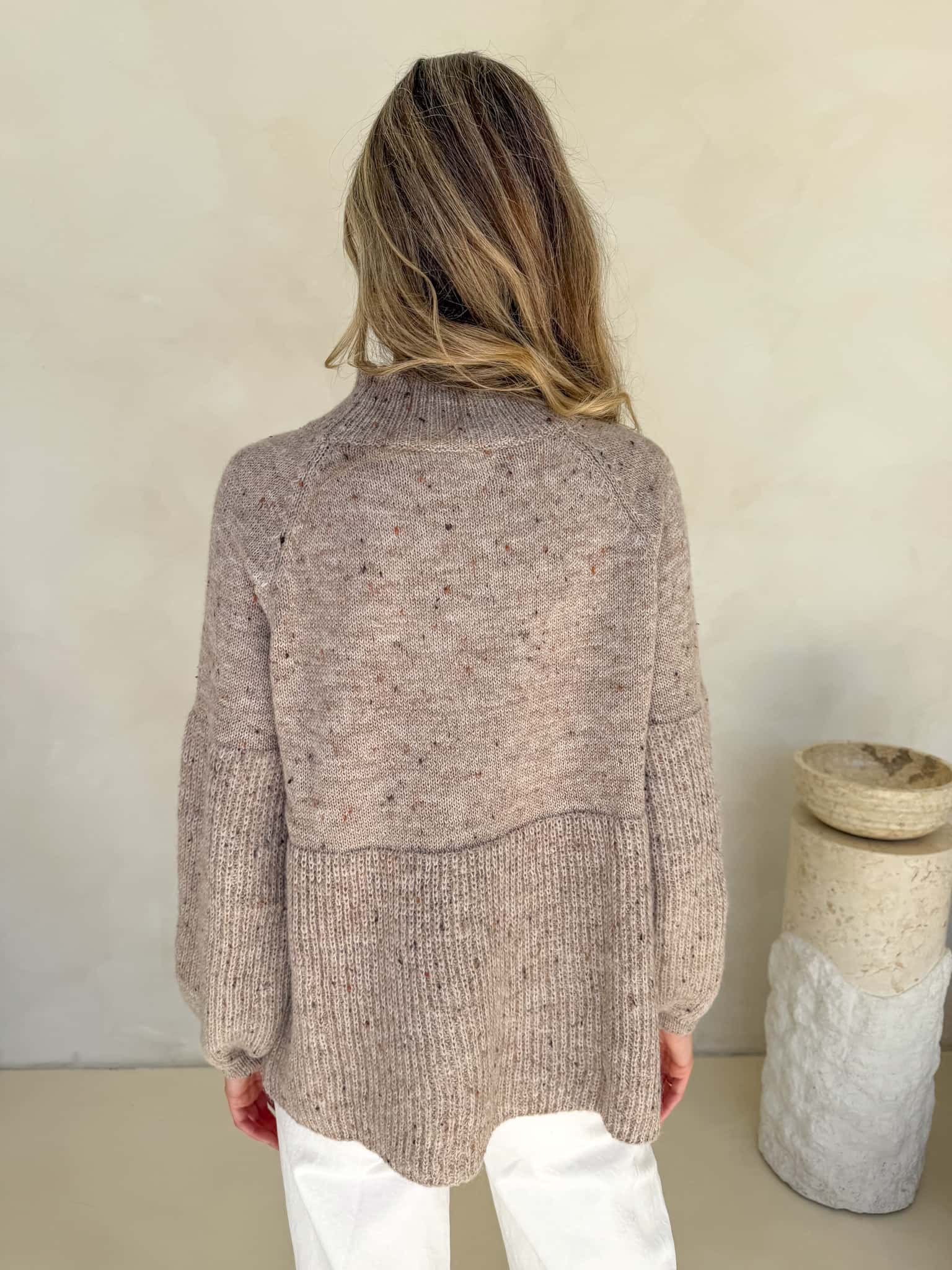 Elara High Neck - Taupe Marle - Image 4