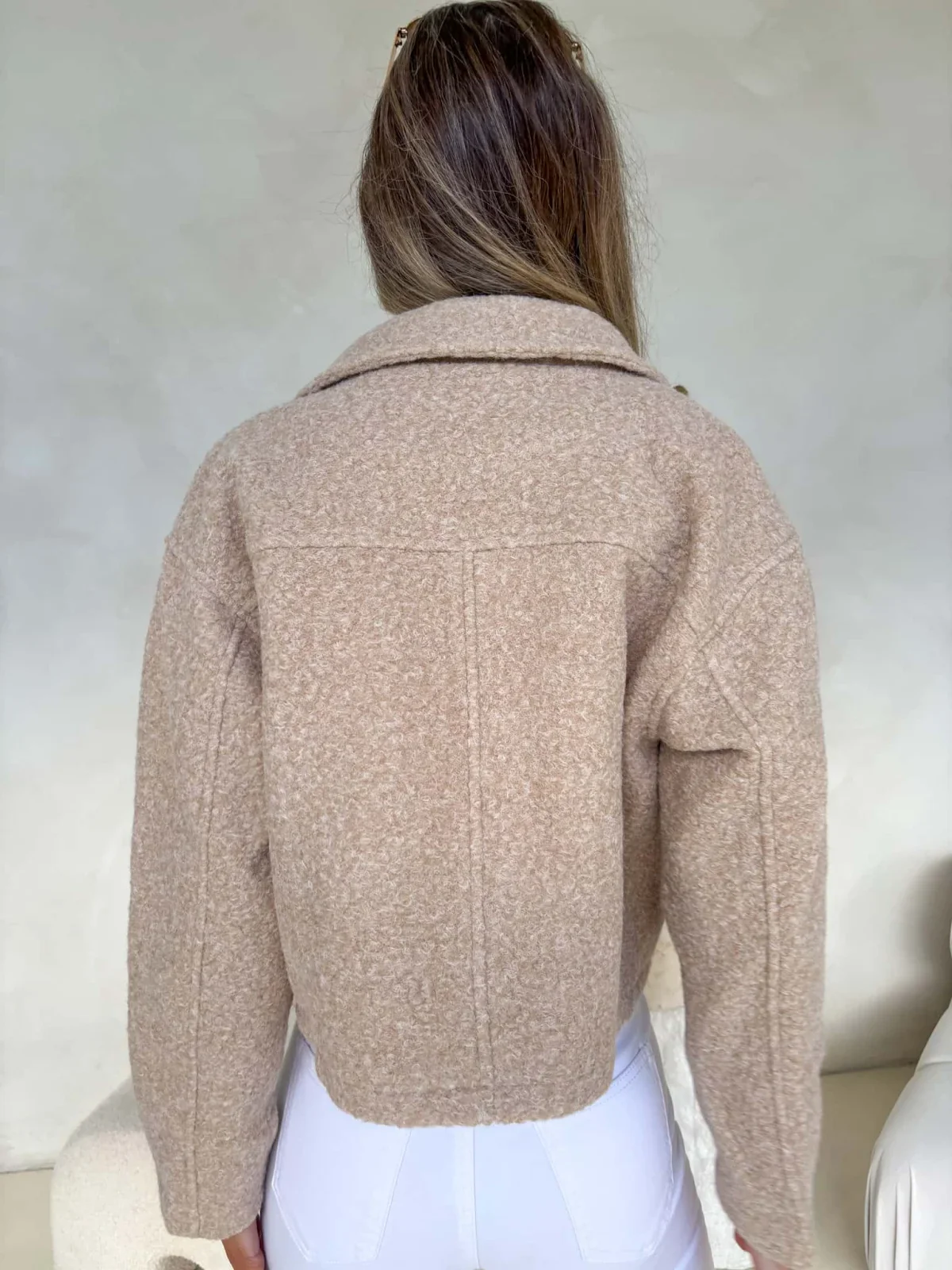 Isla Jacket - Beige - Image 4