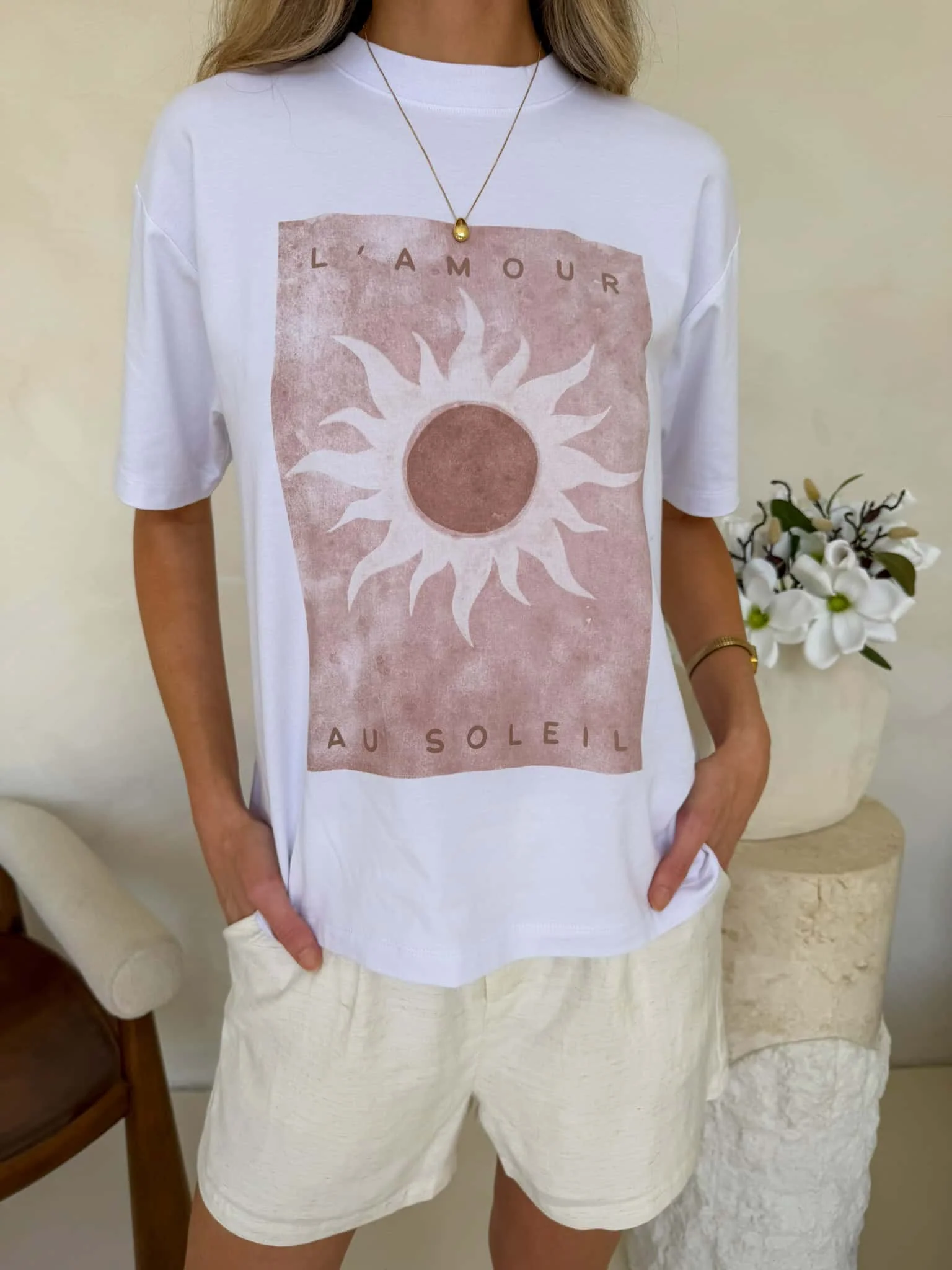 L'Amour Tee - White - Image 5