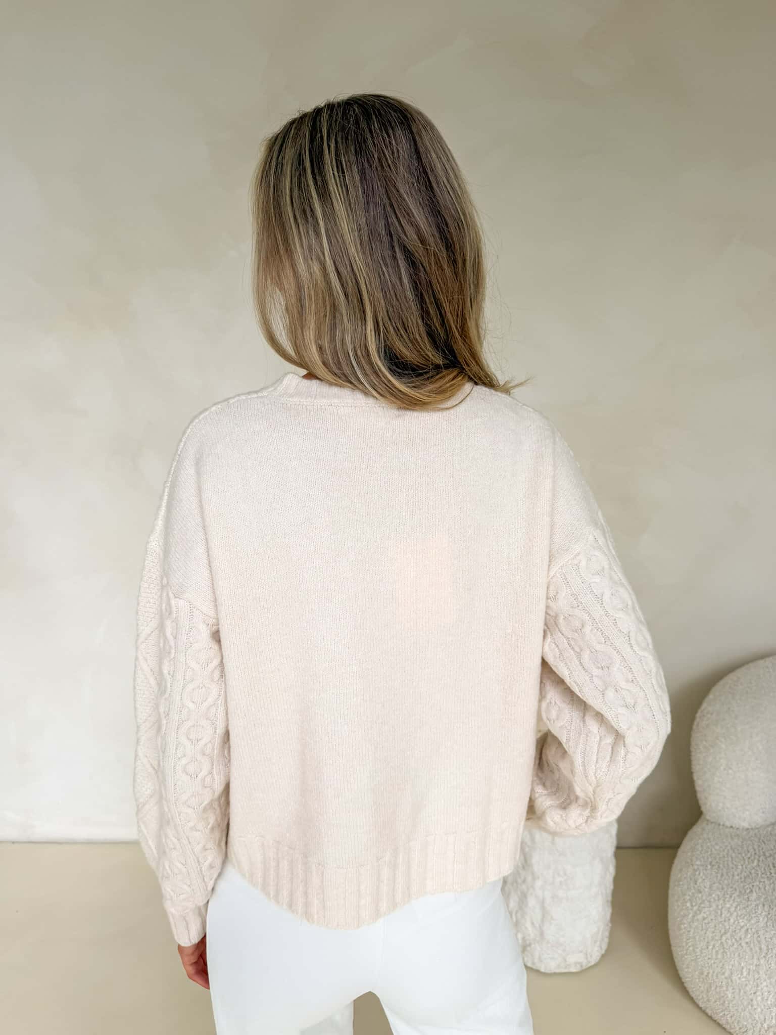 Lennox Knit - Cream - Image 4