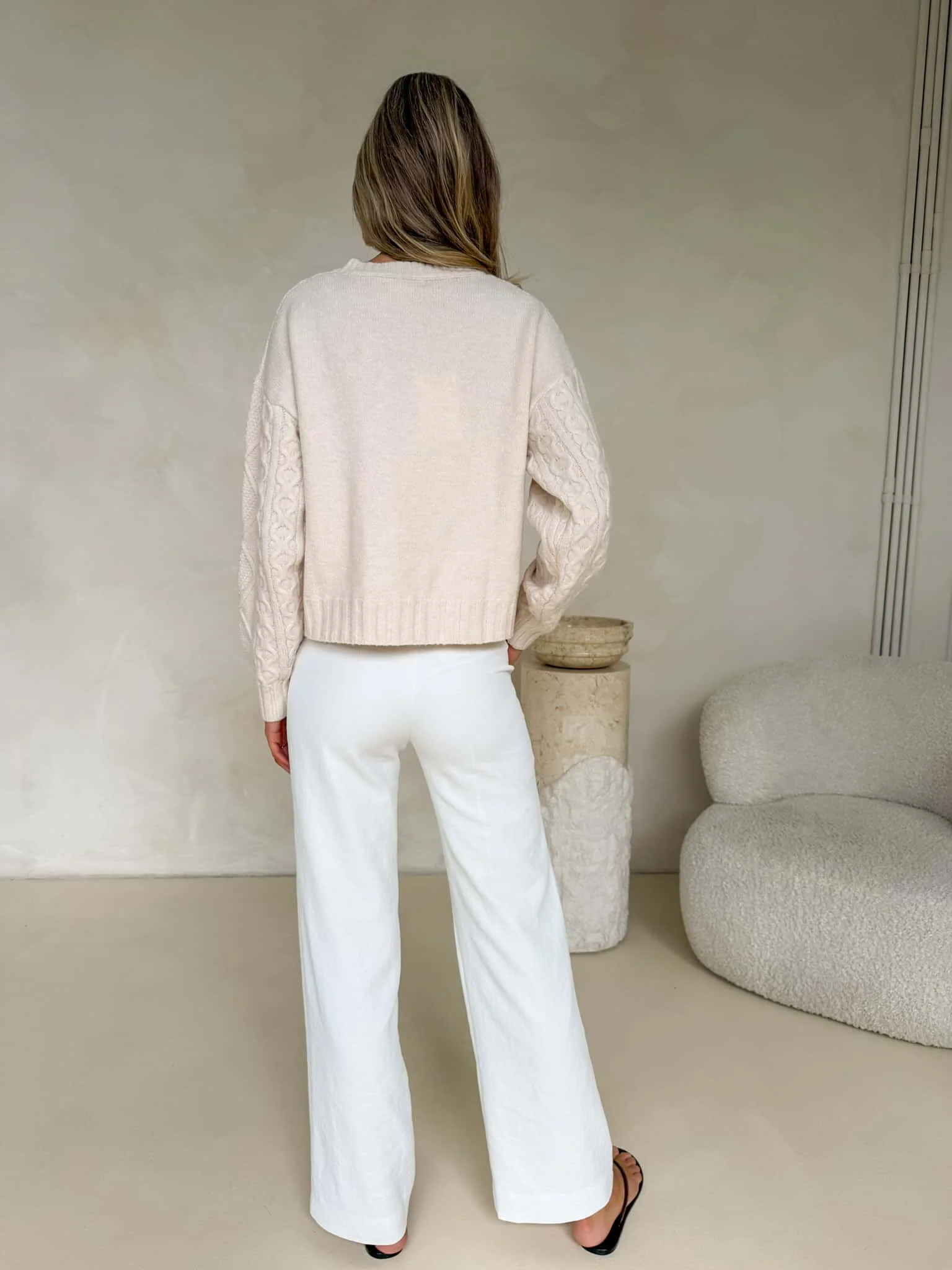 Lennox Knit - Cream - Image 6