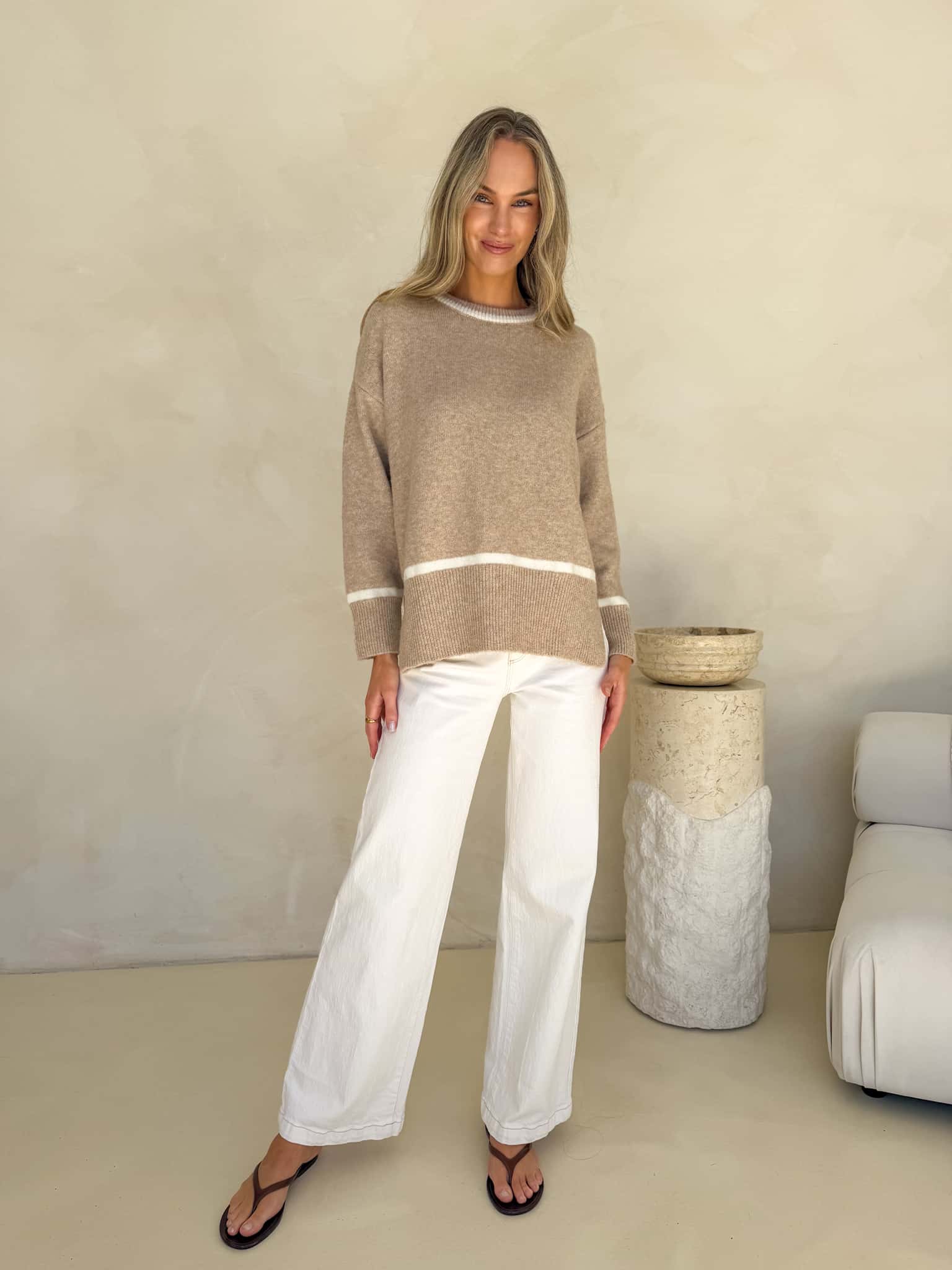 Mable Knit - Natural Marle - Image 3