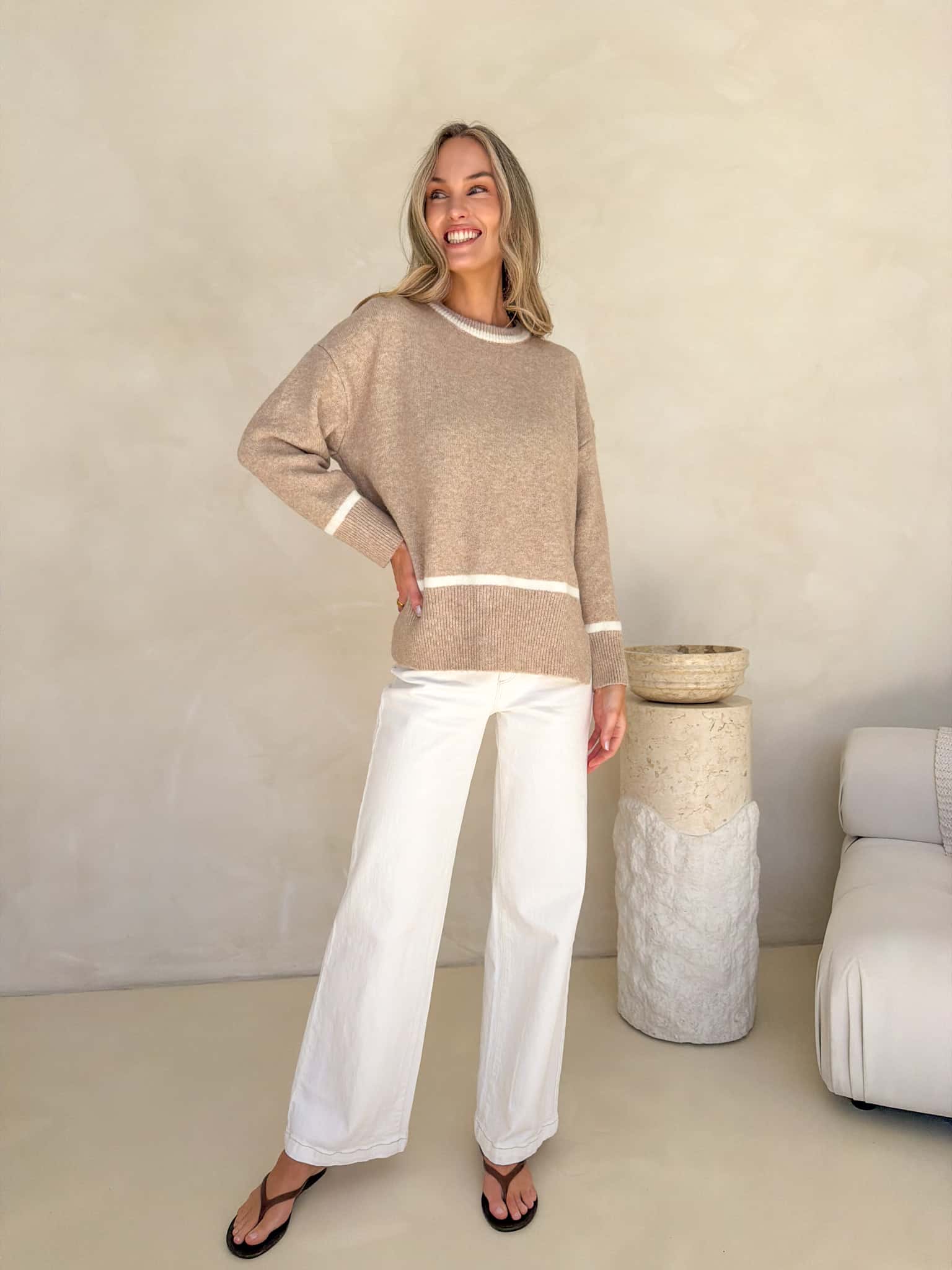 Mable Knit - Natural Marle - Image 7