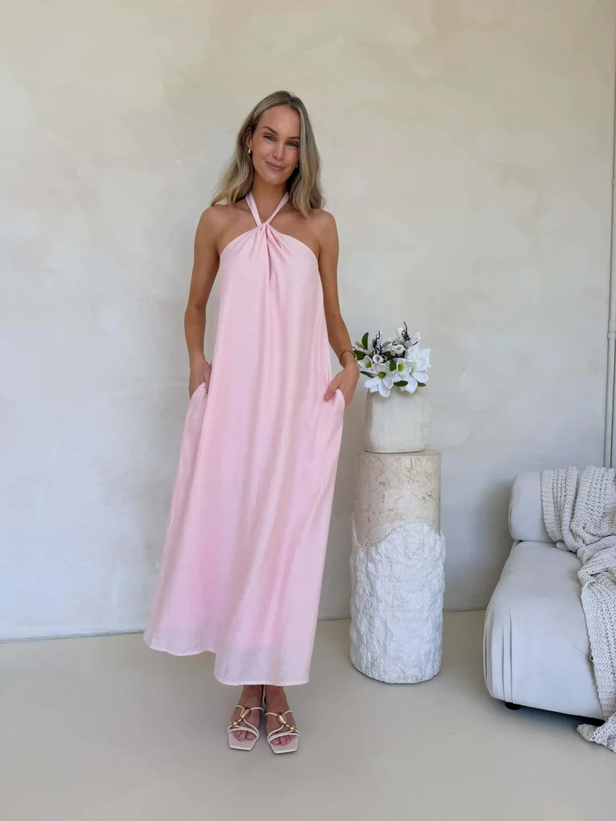 Willow Dress - Light Pink - Image 4